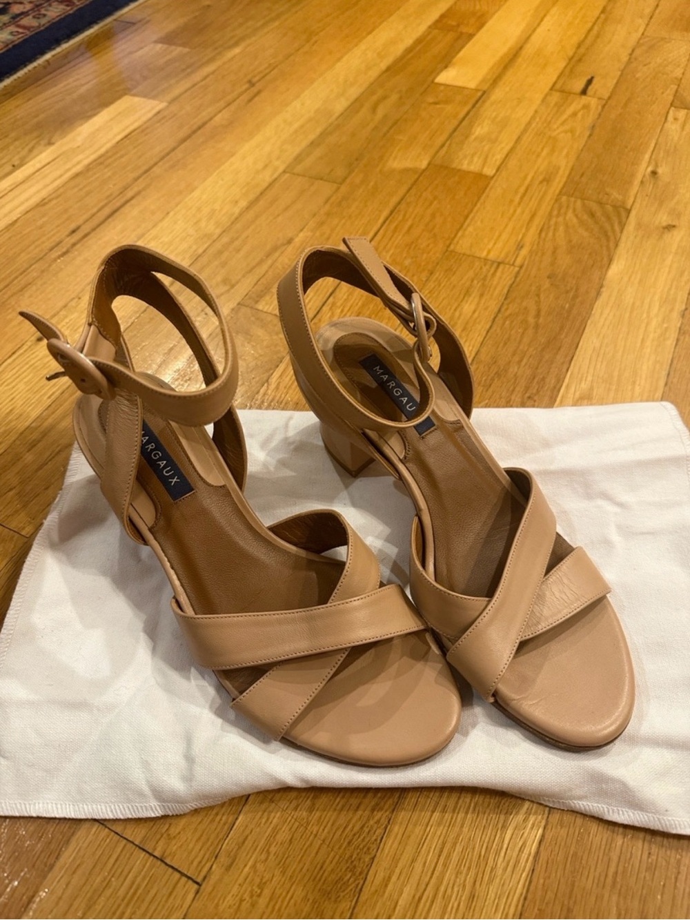 Margaux City Sandal Rose Nappa